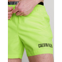 Pánské plavky KM0KM00981 LKQ sv. zelené - Calvin Klein
