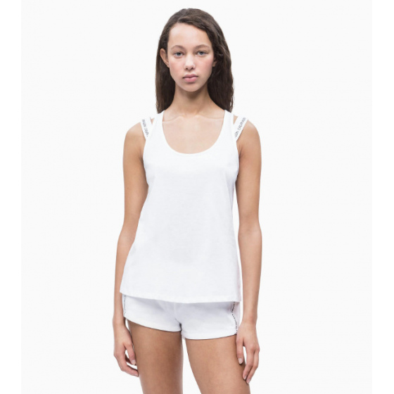 Dámské tílko KW0KW00699 bílá - Calvin Klein