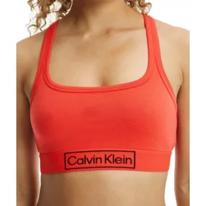 Sportovní bralette Heritage - QF6768E XM9 - červenooranžová - Calvin Klein