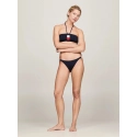 Dámské plavkové kalhotky CHEEKY STRING BIKINI UW0UW05298 DW5 tm. modré - Tommy Hilfiger