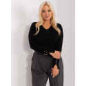 Dámský svetr PM SW PM 3770.30 černý - FPrice