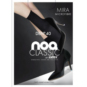 Dámské ponožky Mira 40 den černá - NOQ Knittex
