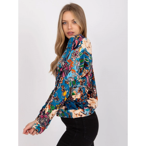 Dámská halenka DHJ BZ 6550 3.14P tmavě modrá -