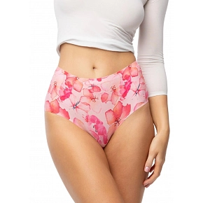 Dámské kalhotky Mallow Simple Maxi růžové- Julimex