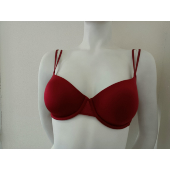 Dámská podprsenka UW0UW01185 bordová - Tommy Hilfiger
