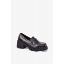 Polobotky na podpatku 1-7118 černé - Step in style
