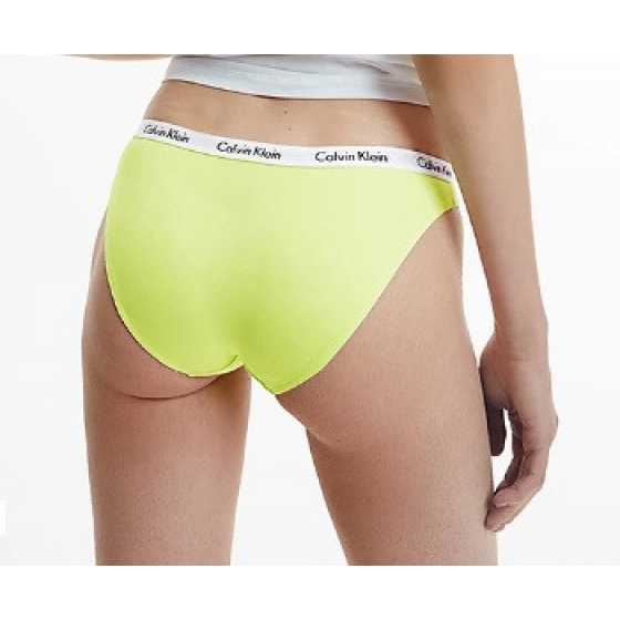 Dámské kalhotky D1618E LT3 žlutá - Calvin Klein