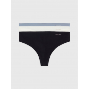 Dámská tanga 3Pack 000QD3558E NP0 vícebarevné - Calvin Klein