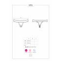 Sexy tanga otevřená Letica crotchless thong - Obsessive