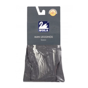 Pánské hladké bavlněné podvlékací kalhoty Man Leggings basic w58.003 - Wola