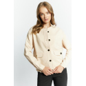 Dámská elegantní mikina s knoflíky 1110-015 Béžová - Monnari