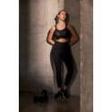 Sportovní podprsenka Non Wired Bra black/latte 7341C - Panache