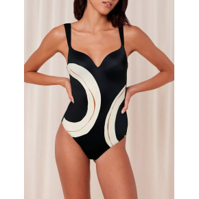 Dámské jednodílné plavky Summer Allure OWP 01 černé - Triumph