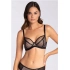Dámská podprsenka NANCY 01 Černá s béžovou - Gatta
