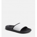 Pantofle KW0KW00514-091 stříbrná - Calvin Klein