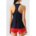 Dámské tílko UW0UW02154-CUN modrá - Tommy Hilfiger