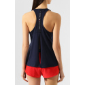 Dámské tílko UW0UW02154-CUN modrá - Tommy Hilfiger