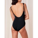 Dámské jednodílné plavky Summer Allure OWP 01 černé - Triumph