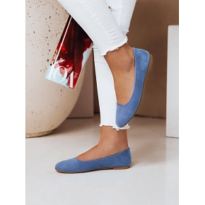 Dámské semišové baleríny  ZY0671 - Seastar