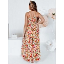 FLOWMISS Maxi šaty EY2629 bílo-žluto-červené - FashionStreet 