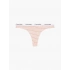 Tanga D1617E - WAN - béžová s proužkem - Calvin Klein