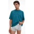 Pánské tričko NM2355E CGQ petrolej - Calvin Klein