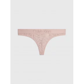 Dámská tanga 000QF7287E 7NS béžové - Calvin Klein