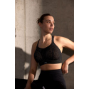 Sportovní podprsenka Non Wired Bra black/latte 7341C - Panache