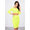 Dámský set 9084 Neon žlutá - K-Fashion