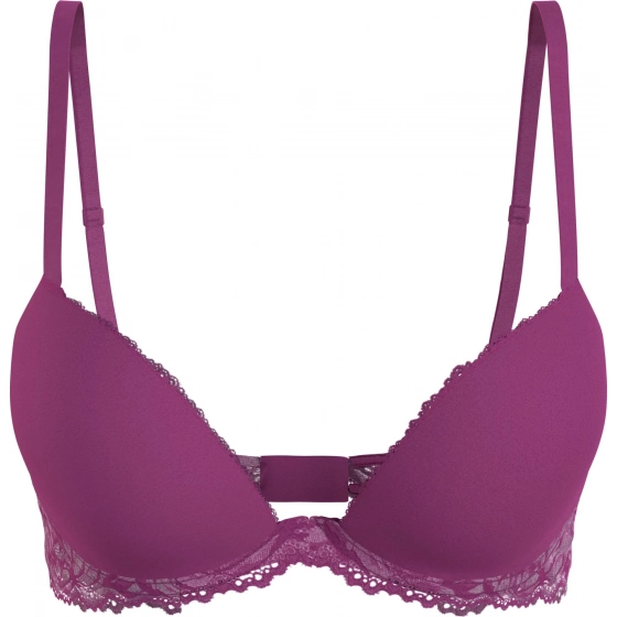 Dámské podprsenka LIFT DEMI 000QF6394EVID fialová - Calvin Klein