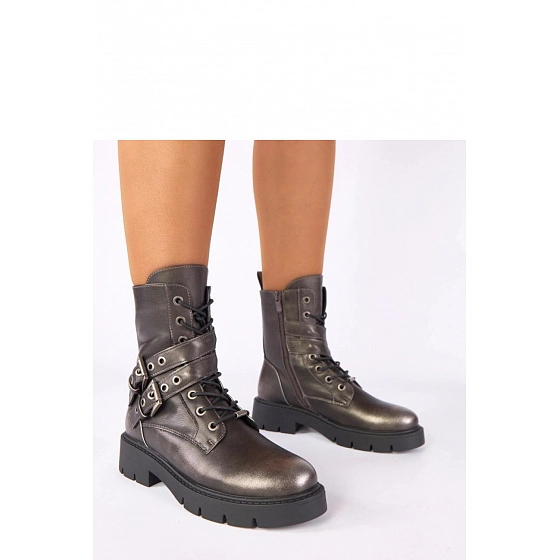 Dámské kotníkové boty M-806 grafitové - Solea