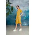 Dámské košilové šaty Yellow S298 - Stylove