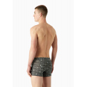 Pánské boxerky 112074 3F508 03348 šedé se vzorem - Emporio Armani