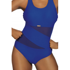 Dámské jednodílné plavky S36W-31 Fashion sport kr. modř - Self