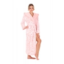 Dámský župan Flora s kapucí 3956 3053  růžová perla - Vestis