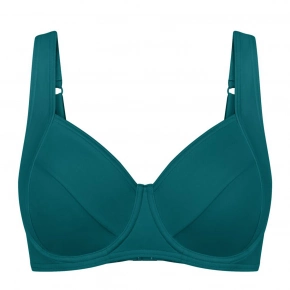 Dámská plavková podprsenka Summer Mix & Match W 01 sd 00RA tmavě zelená- Triumph