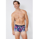 Pánské boxerky 1825241 B04 tm. modré se vzorem - Jockey