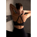 Sportovní podprsenka Non Wired Bra black/latte 7341C - Panache