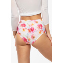 Kalhotky Peony Simple Maxi bílo-čersvené - Julimex