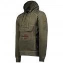 Unisex mikina Gymclass WU8270HGNO Khaki zelená - GEONORWAY