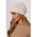 Dámská čepice M897 Ecru - MOE