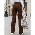 Dámské džíny UY2877 hnědé - FashionStreet 