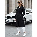 Dámský dvouřadový kabát TY5437 černý - FashionStreet 