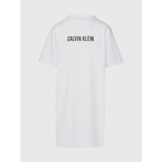 Dámská noční košile QS7126E 100 bílá - Calvin Klein