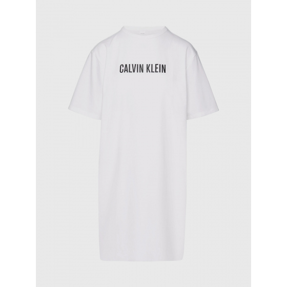 Dámská noční košile QS7126E 100 bílá - Calvin Klein