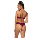 Dámské tanga Maureen 3808/4 Fialová s tělovou - MAT