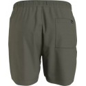Pánské plavky MEDIUM DRAWSTRING KM0KM01003 LDY olivově zelené - Calvin Klein
