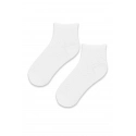 Ponožky SB119 Jacquard Hearts bílé - Noviti