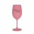 PROTOŽE BÝT ASISTENTKA NENÍ PRDEL - růžová sklenice na víno 350 ml