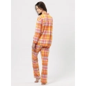 Dámské pyžamo LNS 473 B24 oranžové - Key